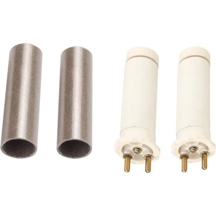 Lot de 6 buses de pistolet thermique en acier inoxydable pour station
