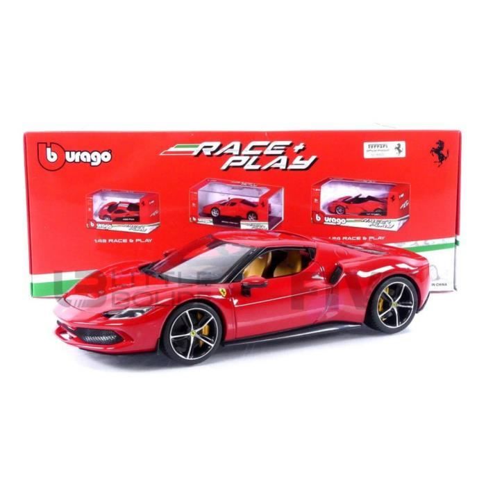 Voiture Miniature de Collection - BBURAGO 1/18 - FERRARI 296 GTB Hybrid  380HP V6 - 2021 - Rosso Corsa - 16018R - Cdiscount Jeux - Jouets