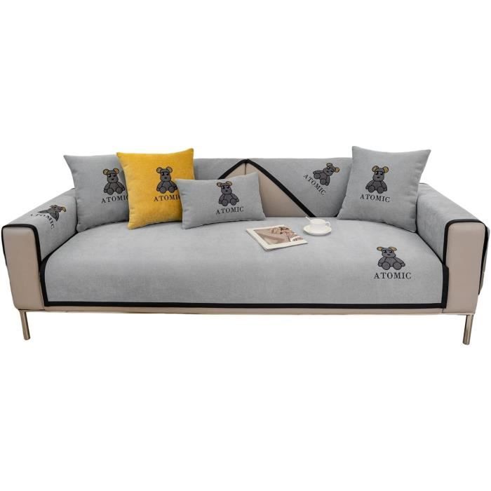 Anime Bear Sofa Cover, Housse De Protection Antidérapante, Résistante