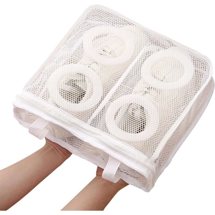 Sacs De Lavage Pour Machine à Laver - Lot De 2, 24x24x40 Cm, Fermeture éclair, Pour Chaussures Et Linge Délicat - 5