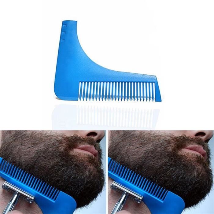 La Barbe Professionnelle Shaping Peigne à raser La Barbe Bro-Barbe Outil de mise en forme pour des lignes parfaites et la symétrie
