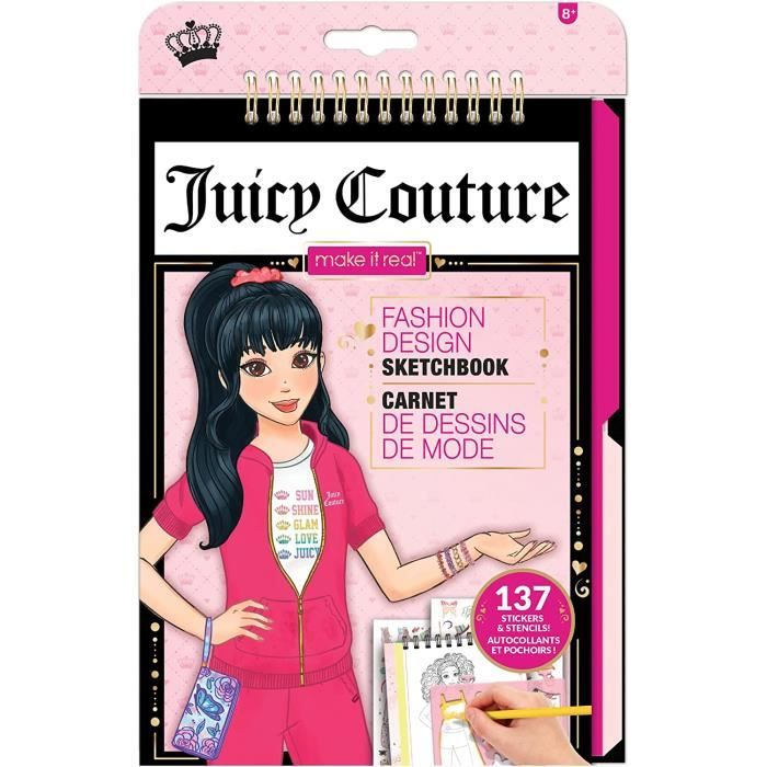 Carnet De Croquis De Mode Make It Real - Avec Pochoirs Et Autocollants - Créativité Florale Pour Filles Dès 6 Ans - 2