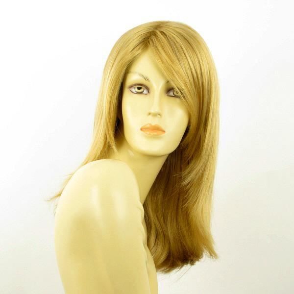 perruque femme blonde mi longue