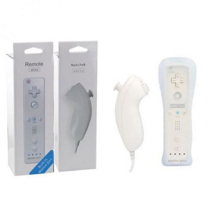 Manette Wiimote + Nunchuk Nintendo Wii