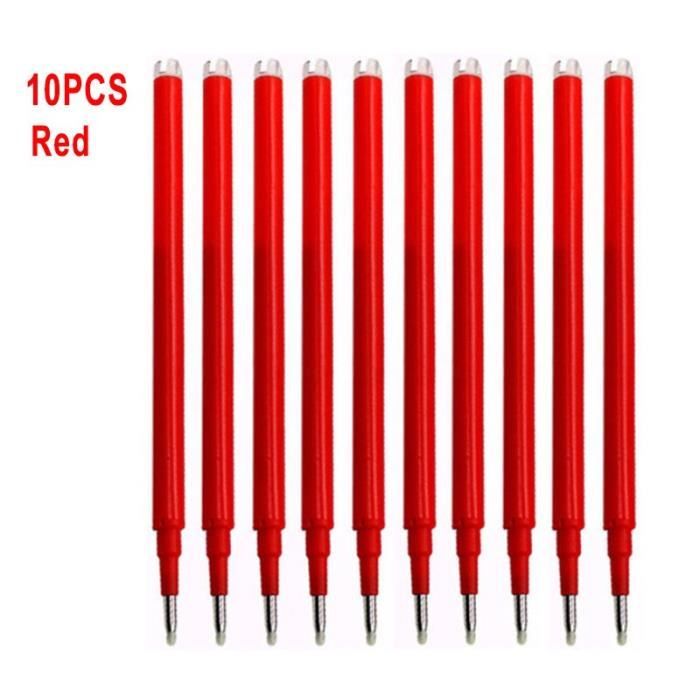 100 Recharges De Stylo Effaçable à La Chaleur - Pointe En Acier, Disparaît Vers 50°C, Réapparaît à -8°C | Pour Marquage Textile, Cuir - 3
