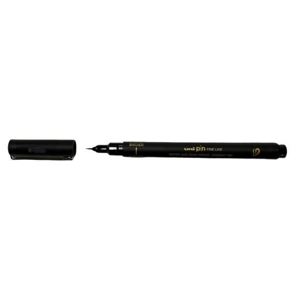 Feutre Uni Pin pointe extra fine pinceau brush noir EFBR50 Uni Ball