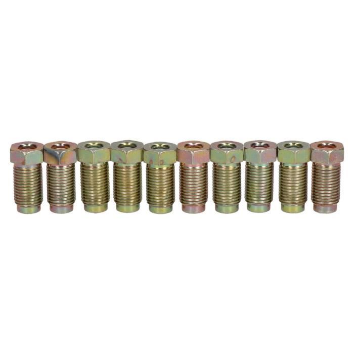 Lot 20 Écrous De Conduite De Frein M10 X 1.0 – Pour Tube 3/16" Acier, Poly Ou Cuivre – Auto & Moto