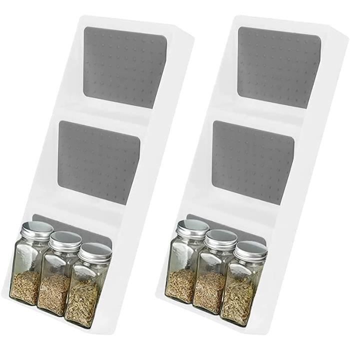 Organiseur De Tiroir à épices à 4 Niveaux En Acrylique, Extensible