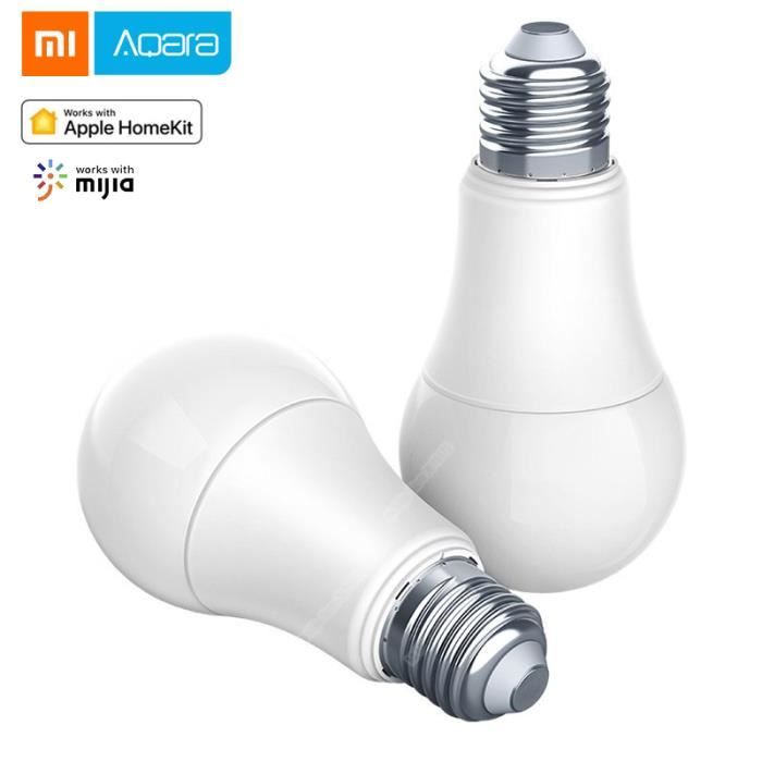 Xiaomi Aqara Ampoule intelligente 9W E27 2700K6500K 806lum Lampe de