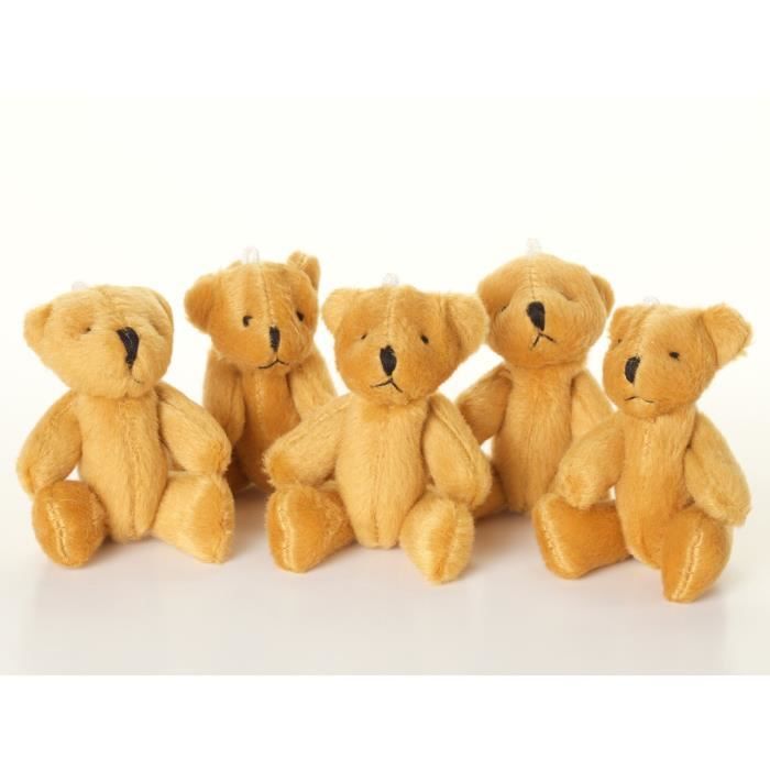 NEUF Cadeau Anniversaire Noël OURS EN PELUCHE MARRON Petit Mignonne Doux 