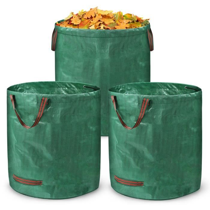 Sacs Poubelle Avec Poignée, 60 Litres, Solide, Lot De 10 | Peppermint