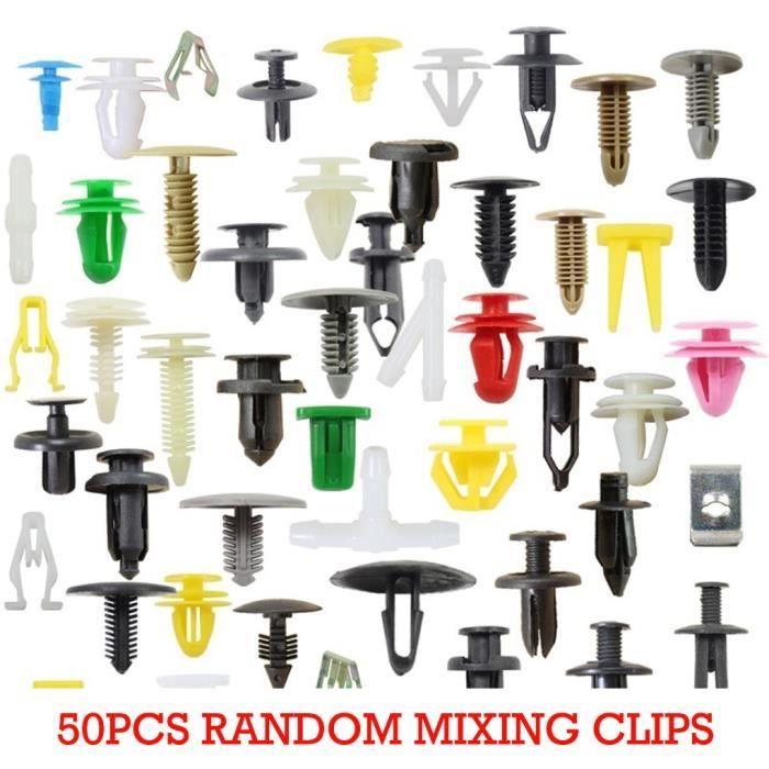 Lot de 200 clips de fixation pour garde-boue ATV 90653-HC4-900 7661855 pour Honda Polaris Kawasaki Suzuki