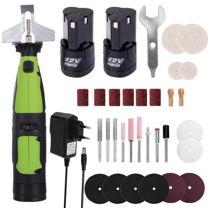 Tondeuse à Cheval Sans Fil POSH PONY - 2 Batteries, Lames Acier Allemand, Lourde