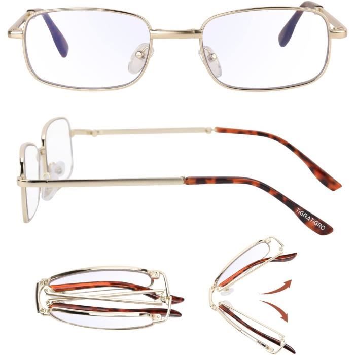 Lunettes De Lecture Anti-lumière Bleue - Correction +1.00 à +4.00 - Monture Rose - Iboode