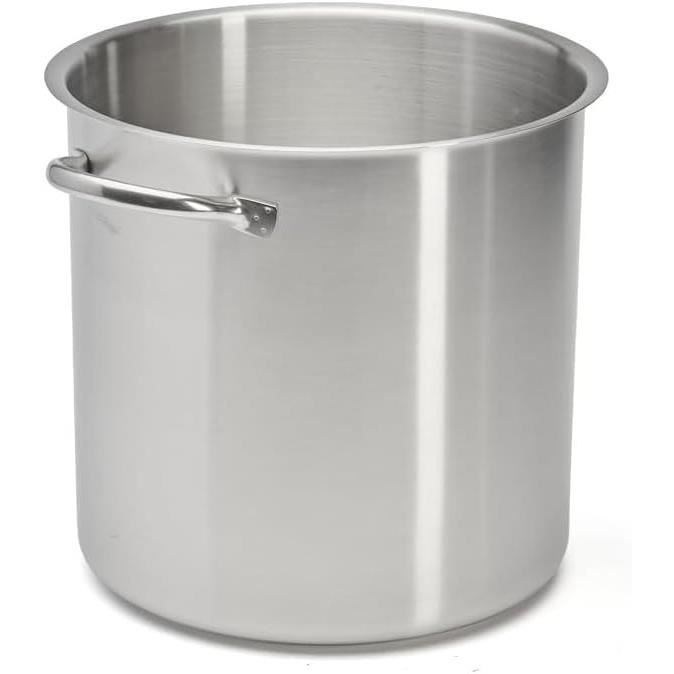 De Buyer - Marmite sans couvercle en inox PRIMAPPETY - 28 cm - Sans PFAS Inox 1810 de Qualité Professionnelle Fond Magnétique É