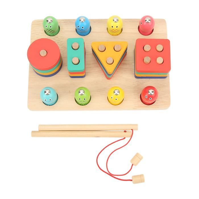 Jeu de pêche pour enfants, Jouets de motricité fine, Bas de Noël pour tout-petits, Jouet de pêche magnétique, Jouets Montessori 3 ans, Cadeaux de Noël - France