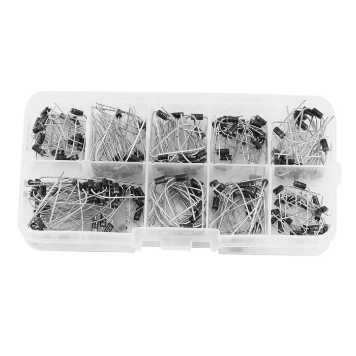 Lot De 10 Diodes Schottky Motorola 1N5817 - Redressement Rapide - Boîtier DO-41 - Montage Traversant