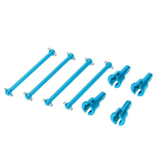 Kit De Pièces De Suspension Et Moyeu Avant/arrière Pour Voiture RC WLtoys A959/A979 – En Alliage D’aluminium Bleu