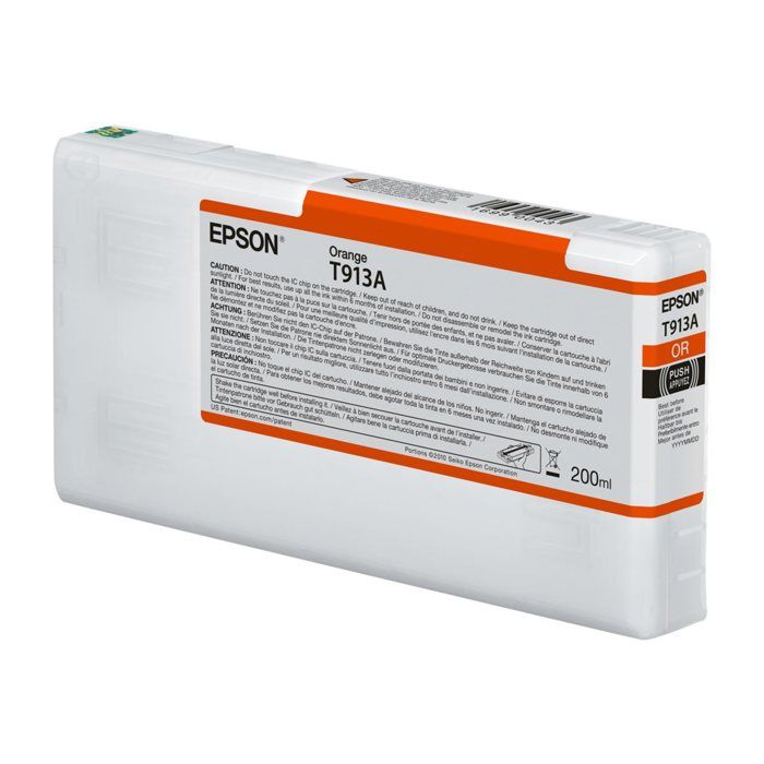 Cartouche jet dencre Epson UltraChrome HDR T913A – Orange – Jet dencre