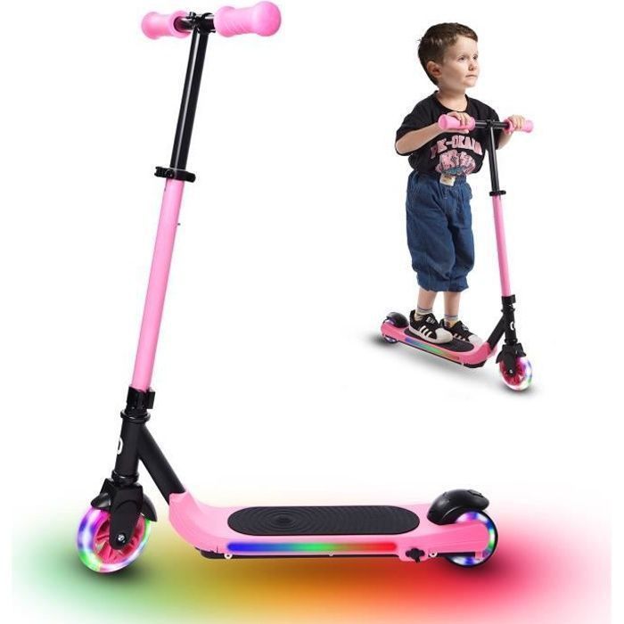 Trottinette Électrique Enfant 6-12 Ans - 2 Vitesses (6/12 Km/h), Écran LED, Autonomie 8 Km - Urbanvoy