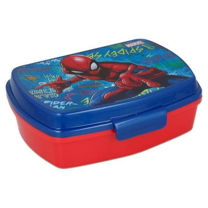 SPIDERMAN Boîte à goûter SPIDERMAN MARVEL pas cher