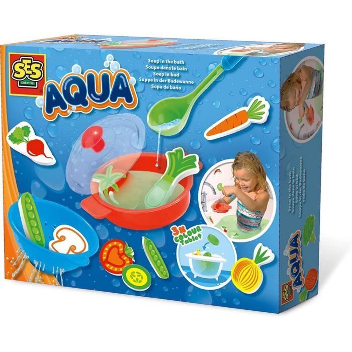 Aqua Soupe Pour Le Bain Legume Louche Pastille Couleur Eau Guizmax Cdiscount Puericulture Eveil Bebe