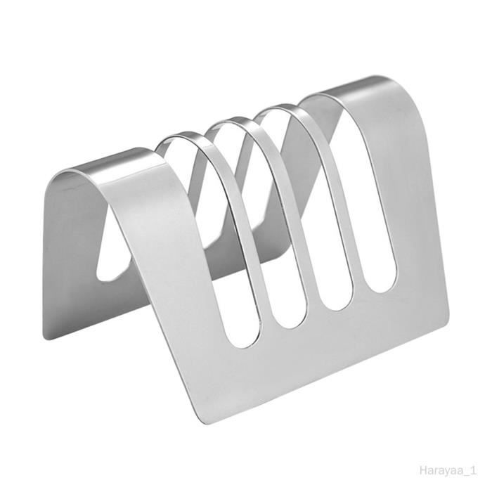 Support à Toast En Acier Inoxydable - Porte-pain Grillé Vintage - Design Stable - Pour Cuisine Ou Salle à Manger - 12x7 Cm