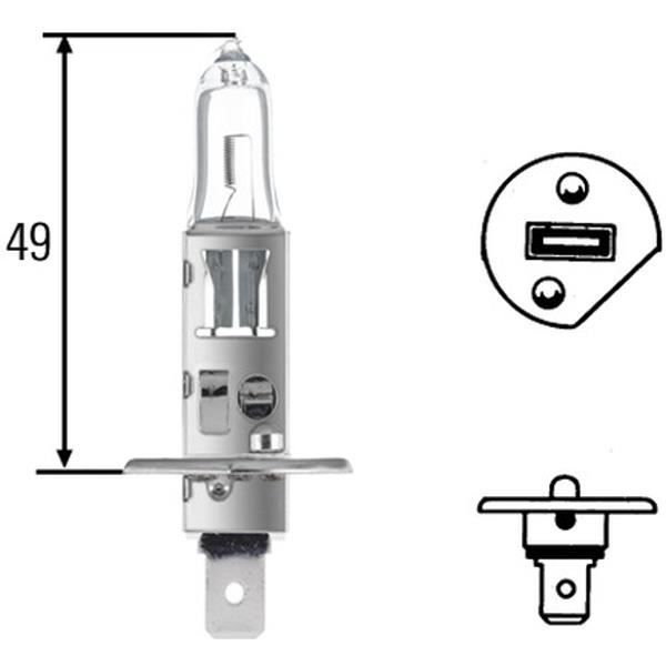 Ampoule projecteur principal - Hella 8GH 002 089-131
