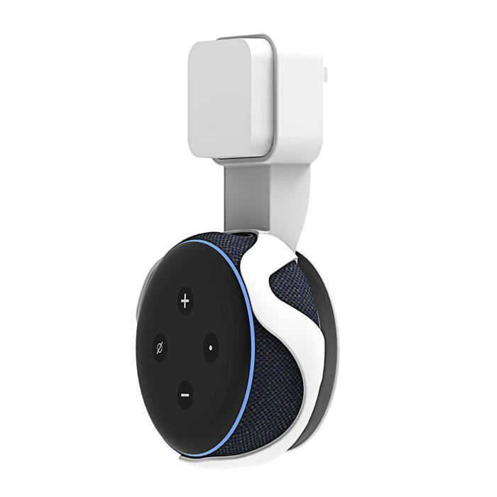 Support Mural Pour Enceinte Echo Pop - Gain De Place, Gestion Câbles - Noir Ou Blanc
