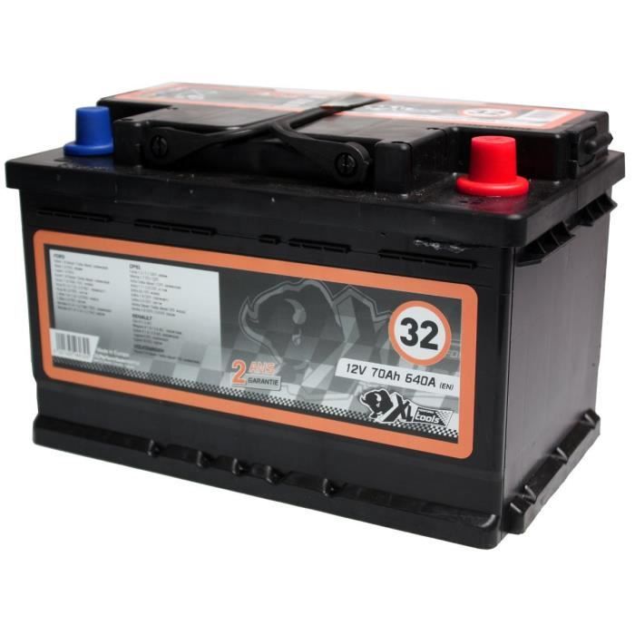 XL PERFORM TOOLS Batterie XL32 640A 70Ah - Cdiscount Auto