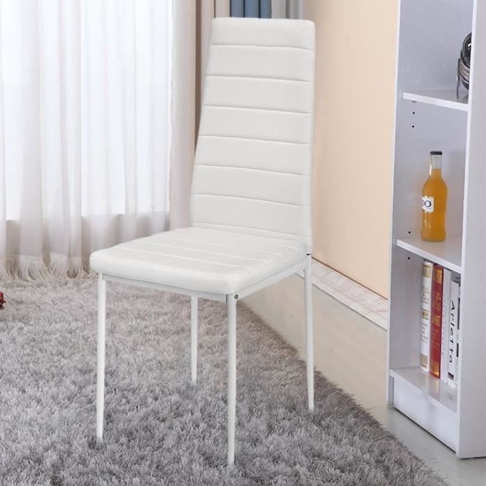 JEOBEST. Lot de 2 Chaises de Salle à Manger Assise rembourrée Pieds en métal pour Cuisine Salon Chambre Bureau