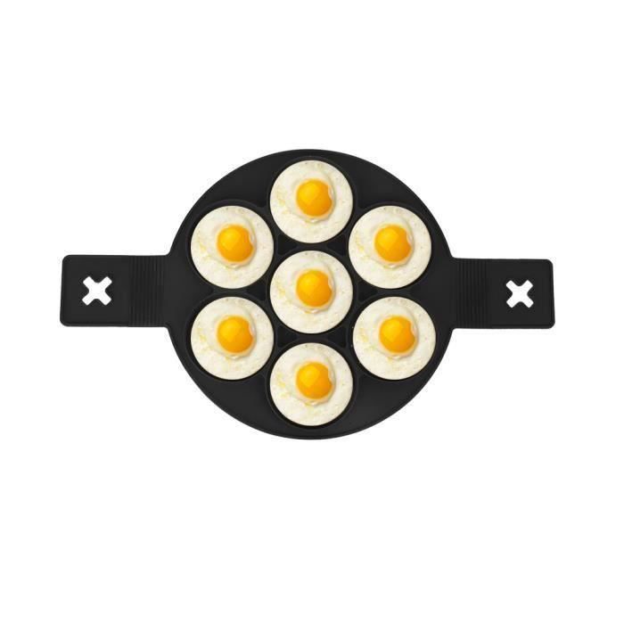 Moule à Crêpes Et Œufs Anti-Adhésif En Silicone - Forme Ronde Réutilisable Pour Cuisine Parfaite