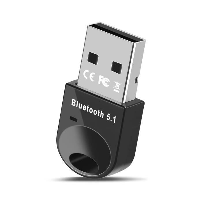 Adaptateur Bluetooth PC Dongle Bluetooth USB 5.3 EDR Clé Bluetooth pour  Ordinateur Portable Imprimante Casque Souris Clavier Haut-parleurs  Adaptateur