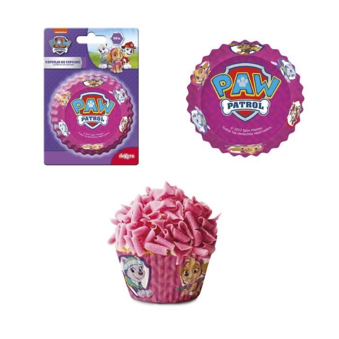 Lot 50 Caissettes Cupcakes Pat Patrouille Fille Decoration Gateau 218 Cdiscount Maison