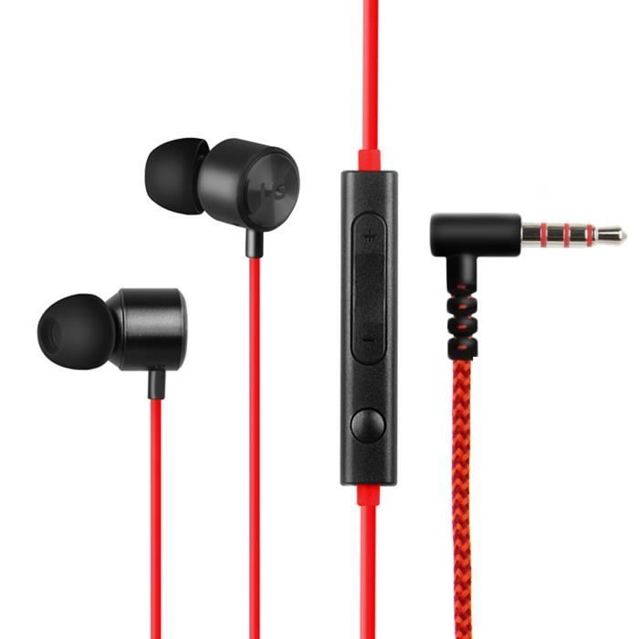 Écouteurs - LG - LE630 - Rouge - Filaire - Intra-auriculaire - Kit mains libres
