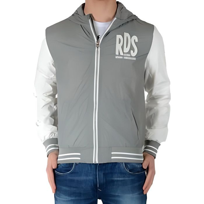 Blouson Redskins Junior Pulse Gris / Blanc