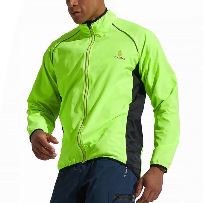 Veste de v lo Homme Vert Manches longues Multisport