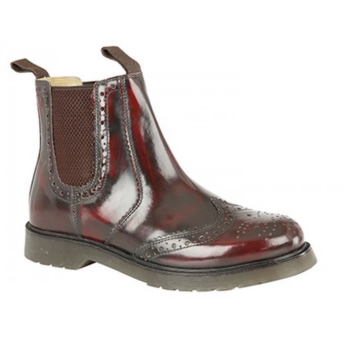 bottines vernies homme