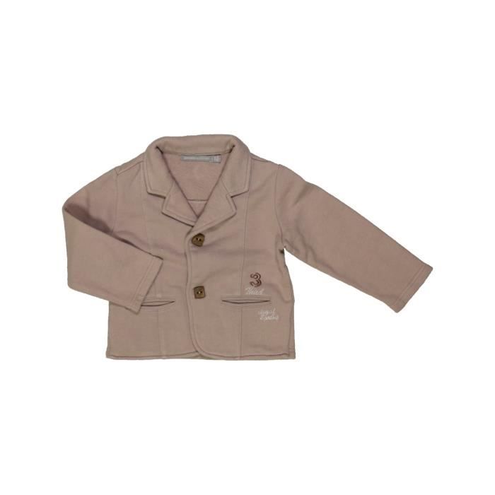Veste Bebe Garcon 3 Suisses 18 Mois Beige Ete 7390 Blanc Cdiscount Pret A Porter