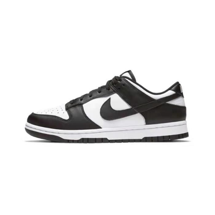 chaussures noire et blanche