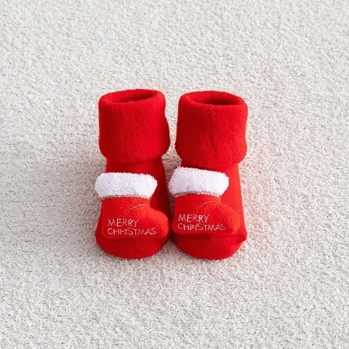 Lot De 2 Paires De Chaussettes De Noël Magnétiques Assorties Pour Couple - Chaussettes Moelleuses En Peluche