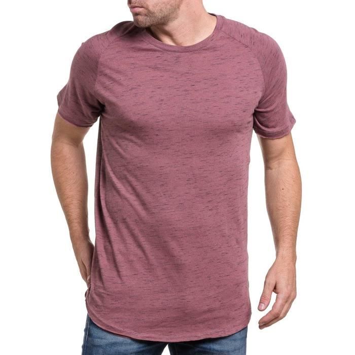 t shirt homme rose