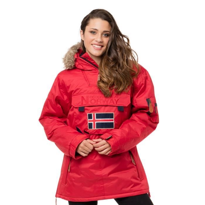 GEOGRAPHICAL NORWAY Doudoune AUBERGINE Rouge - Femme