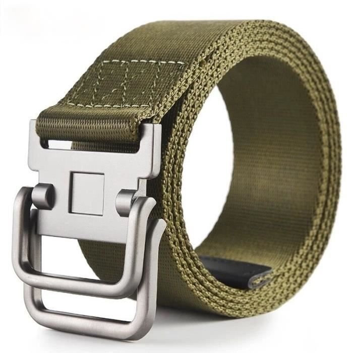 Ceinture US En Toile Coton Boucle Chromée - Surplus Hector
