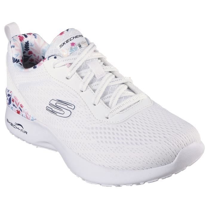 Skechers Skechers Laid Out - Baskets basses femme blanches à lacets
