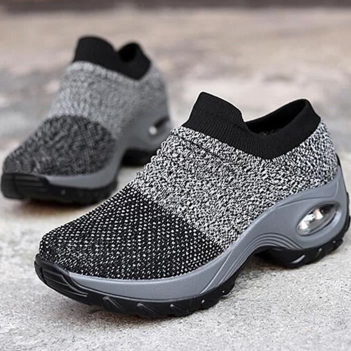 Basket Homme Femme Maille Respirante Chaussures de Course - Sport