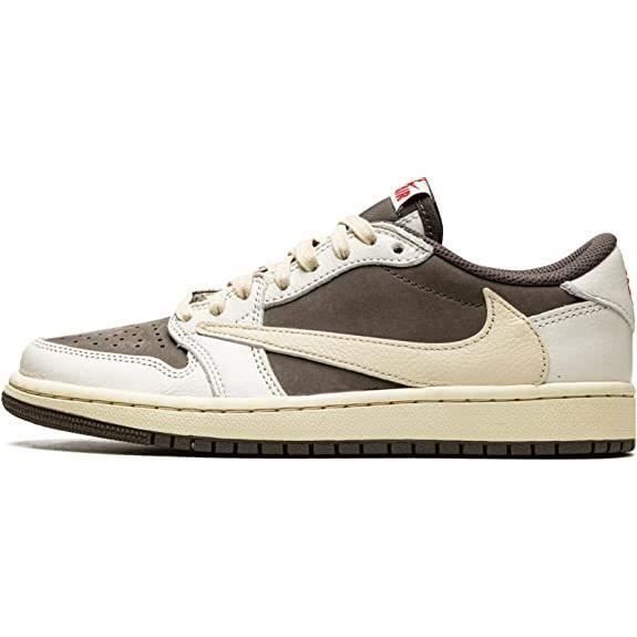 Travis Scott x Air Jordan 1 Low OG SP Sail and Ridgerock chaussures de basketball vintage la