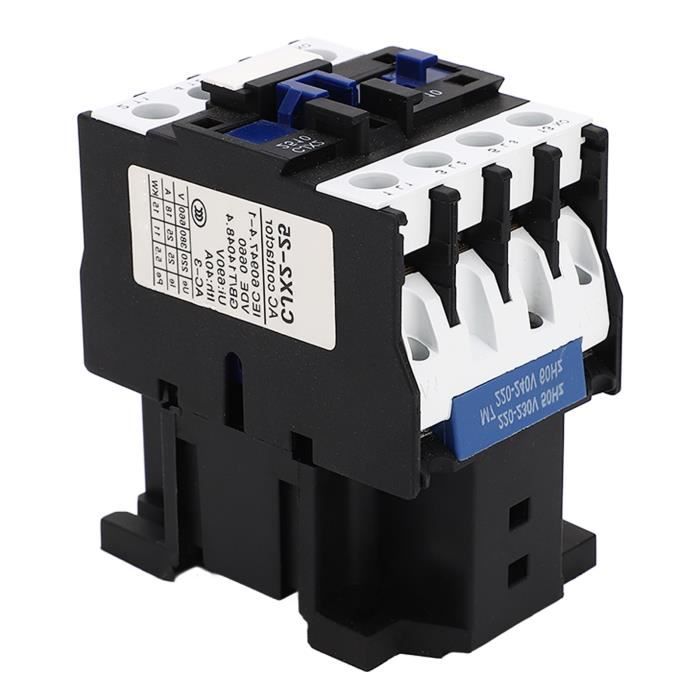 Contacteur AC 4 Pôles NO 25A – Tension Bobine 220V/240V, Montage Rail DIN 35 Mm, Homologué VDE