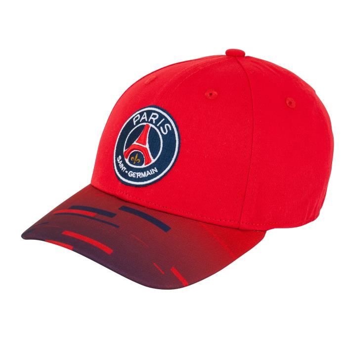 Casquette PSG - Collection officielle PARIS SAINT GERMAIN - Taille réglable  adulte Rouge - Cdiscount Prêt-à-Porter