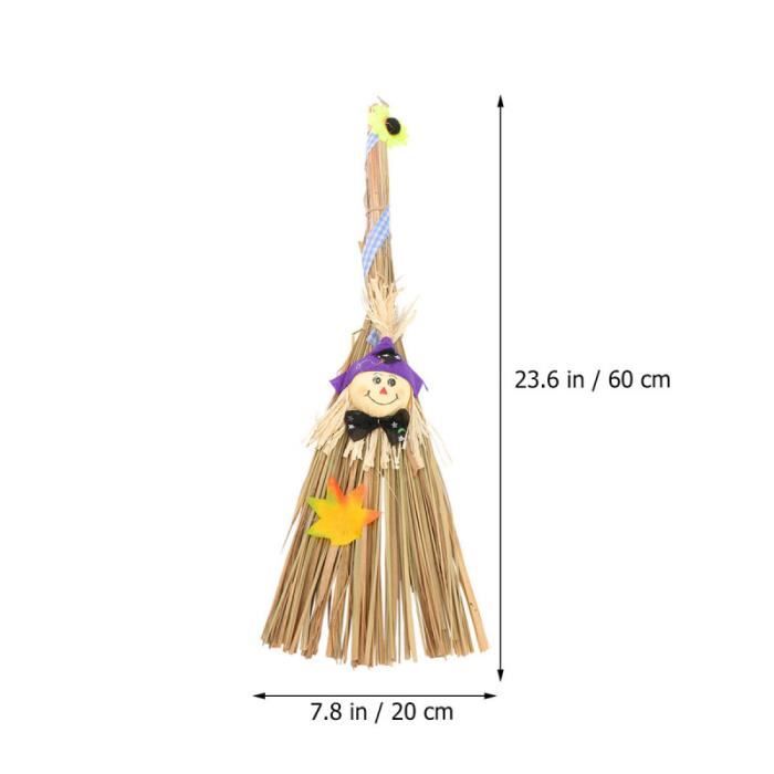 1 Pc Decor Balai En Forme De Sorciere Pratique Peluche Jouet Decoration De Fete Murale Decoration De Fete A Suspendre Cdiscount Maison